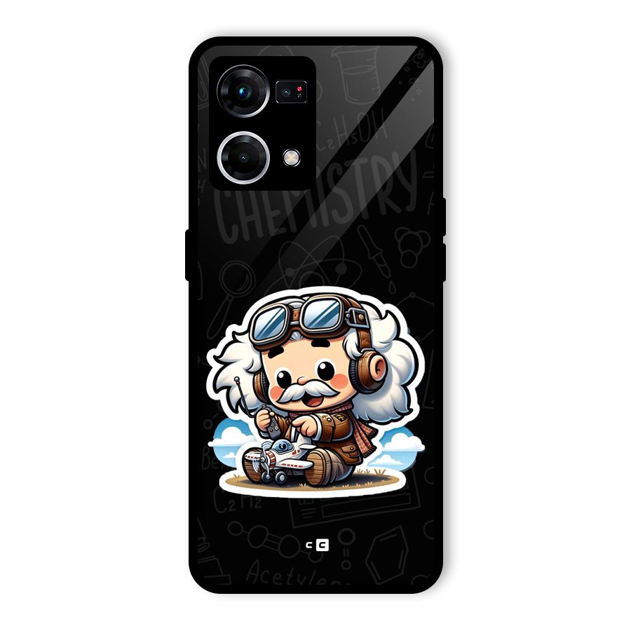 Genius Kid Glass Back Case for Oppo F21s Pro 4G
