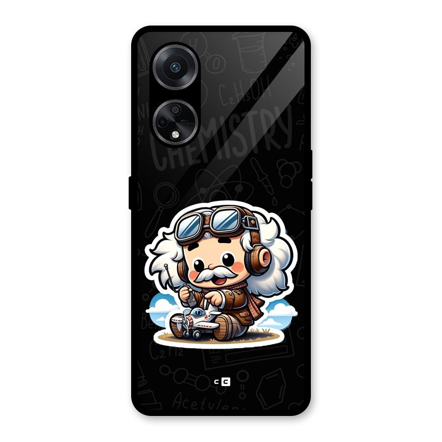 Genius Kid Glass Back Case for Oppo F23