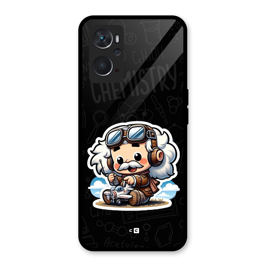 Genius Kid Glass Back Case for Oppo K10 4G