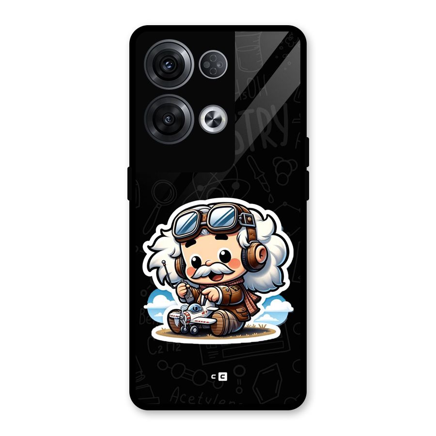 Genius Kid Glass Back Case for Oppo Reno8 Pro 5G
