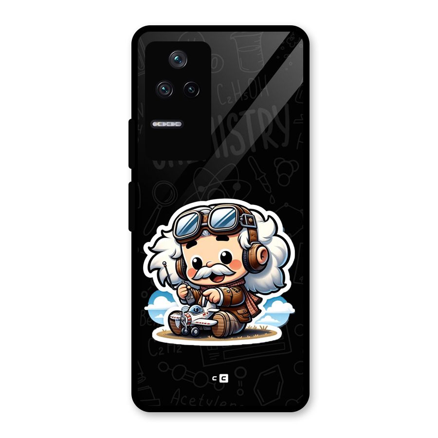 Genius Kid Glass Back Case for Poco F4 5G