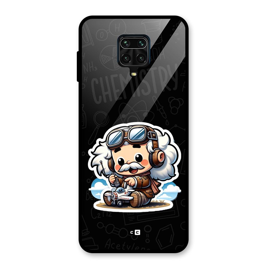 Genius Kid Glass Back Case for Poco M2 Pro