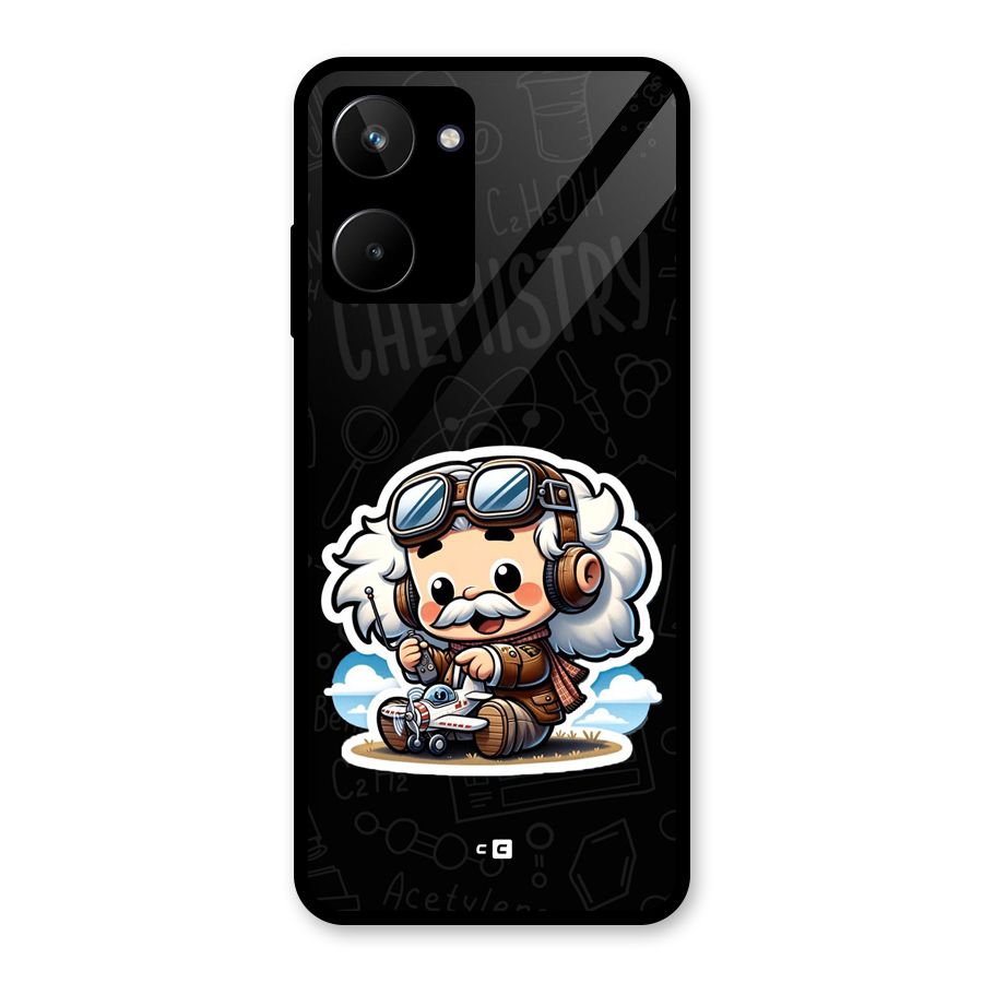 Genius Kid Glass Back Case for Realme 10