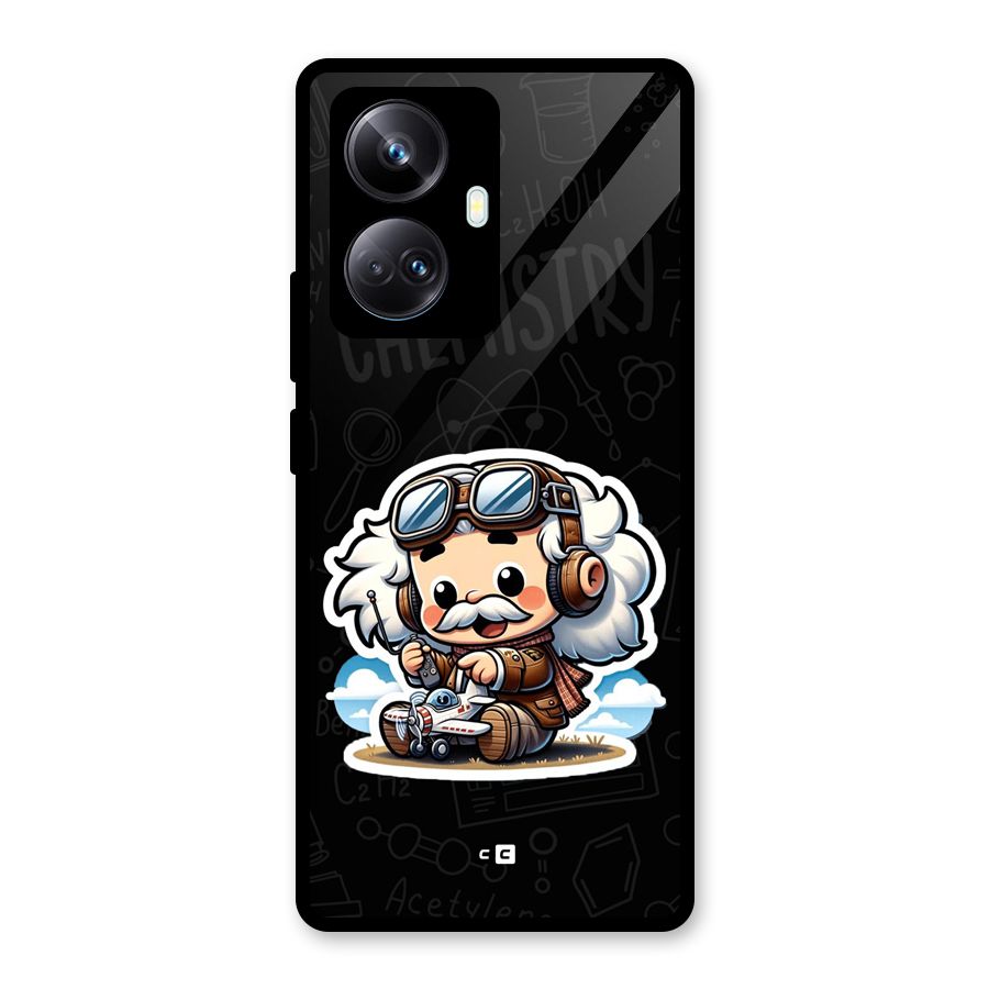 Genius Kid Glass Back Case for Realme 10 Pro Plus