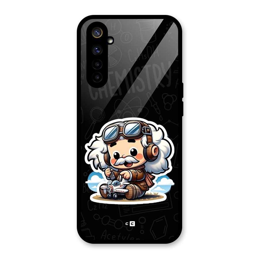 Genius Kid Glass Back Case for Realme 6