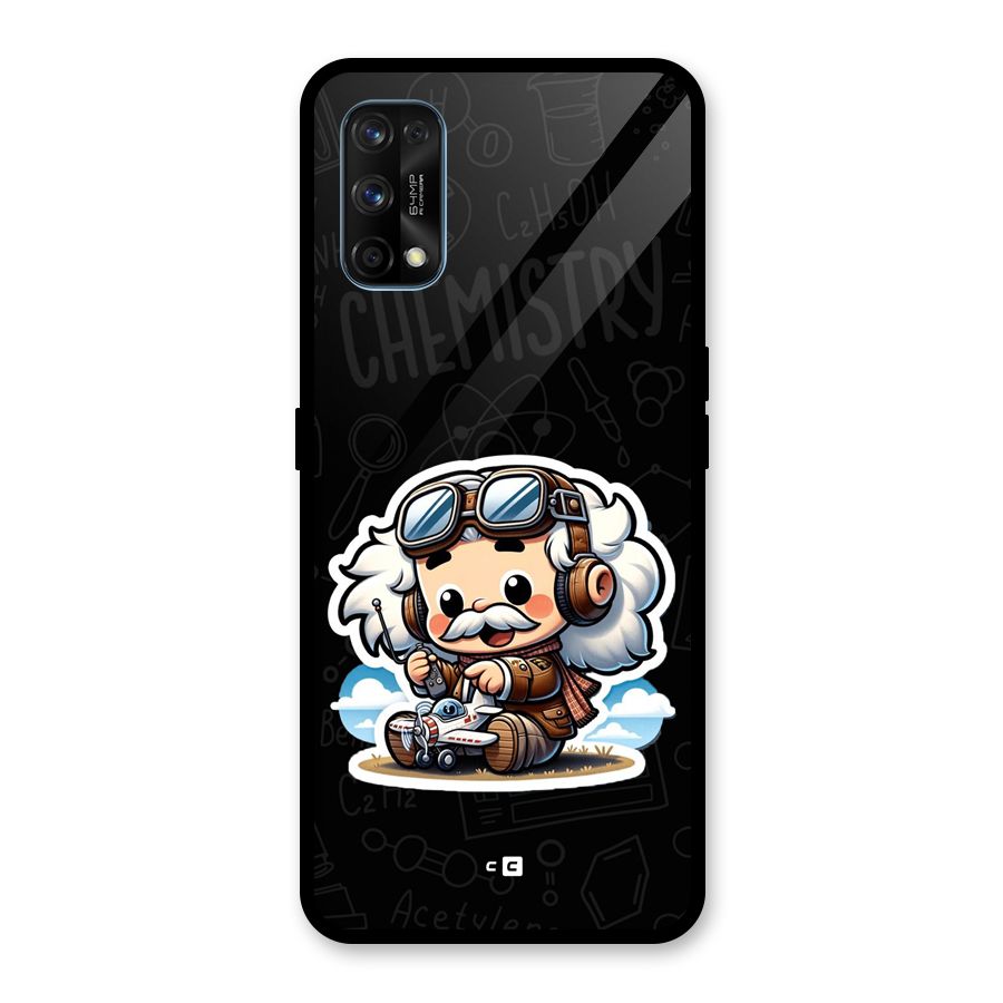 Genius Kid Glass Back Case for Realme 7 Pro