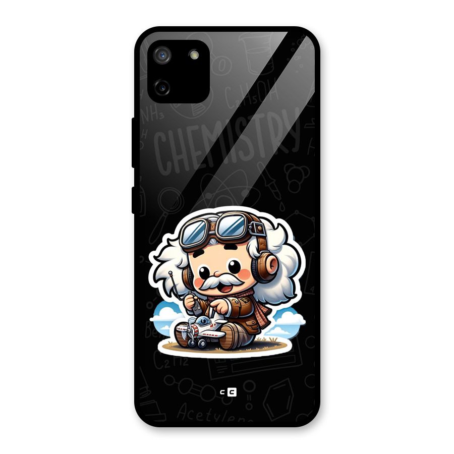 Genius Kid Glass Back Case for Realme C11
