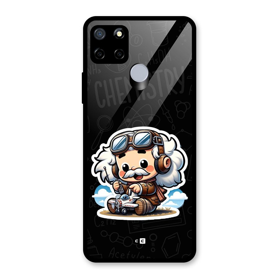 Genius Kid Glass Back Case for Realme C15