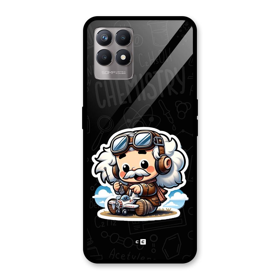 Genius Kid Glass Back Case for Realme Narzo 50