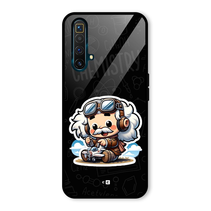Genius Kid Glass Back Case for Realme X3