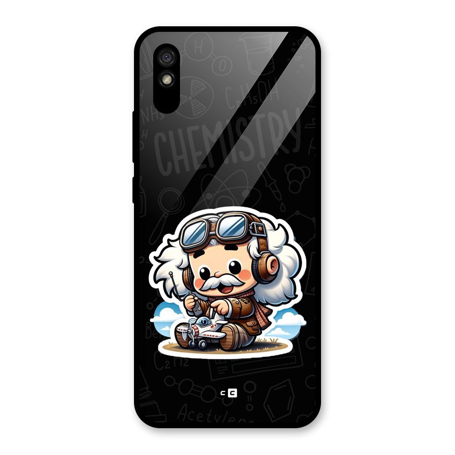 Genius Kid Glass Back Case for Redmi 9A