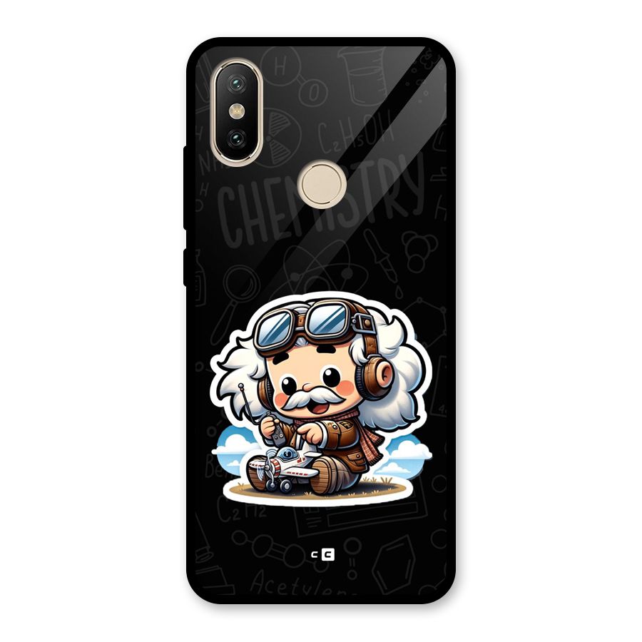 Genius Kid Glass Back Case for Redmi A2