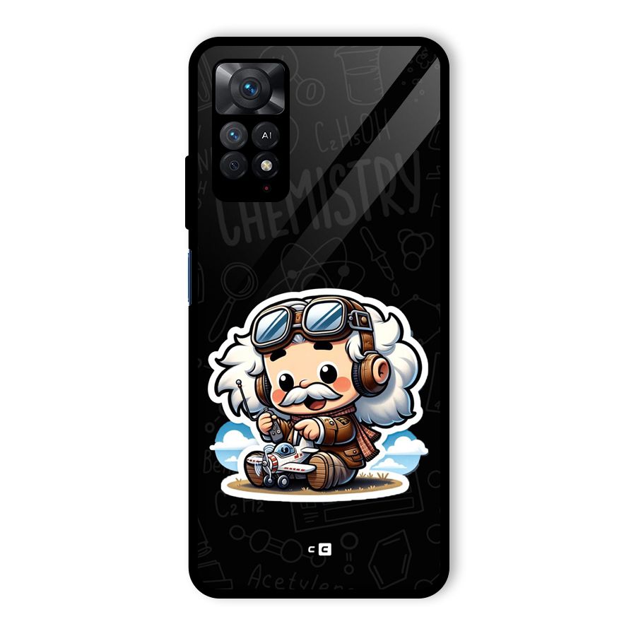 Genius Kid Glass Back Case for Redmi Note 11 Pro Plus 5G