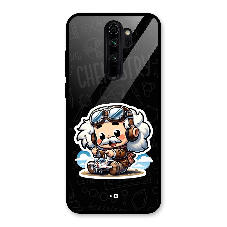 Genius Kid Glass Back Case for Redmi Note 8 Pro