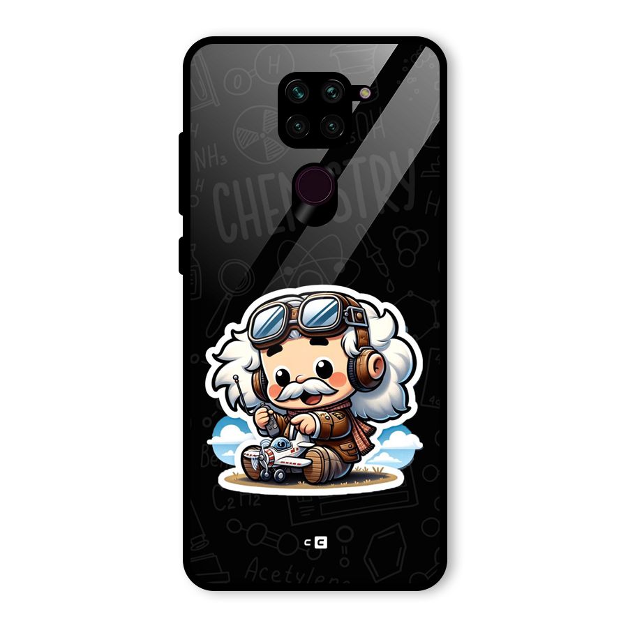 Genius Kid Glass Back Case for Redmi Note 9