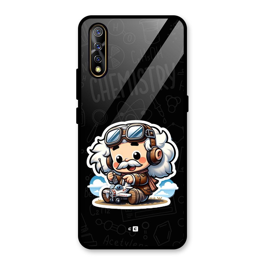 Genius Kid Glass Back Case for Vivo S1