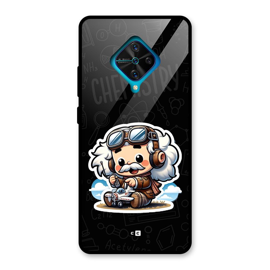 Genius Kid Glass Back Case for Vivo S1 Pro