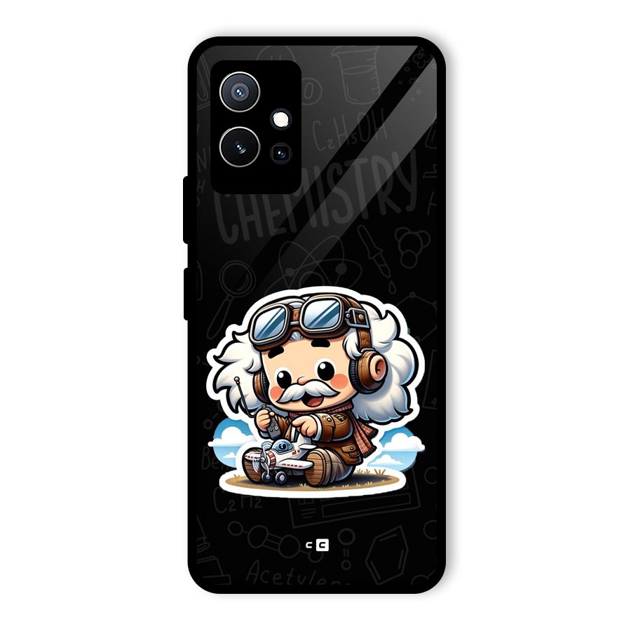 Genius Kid Glass Back Case for Vivo T1 5G