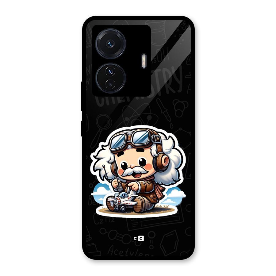 Genius Kid Glass Back Case for Vivo T1 Pro