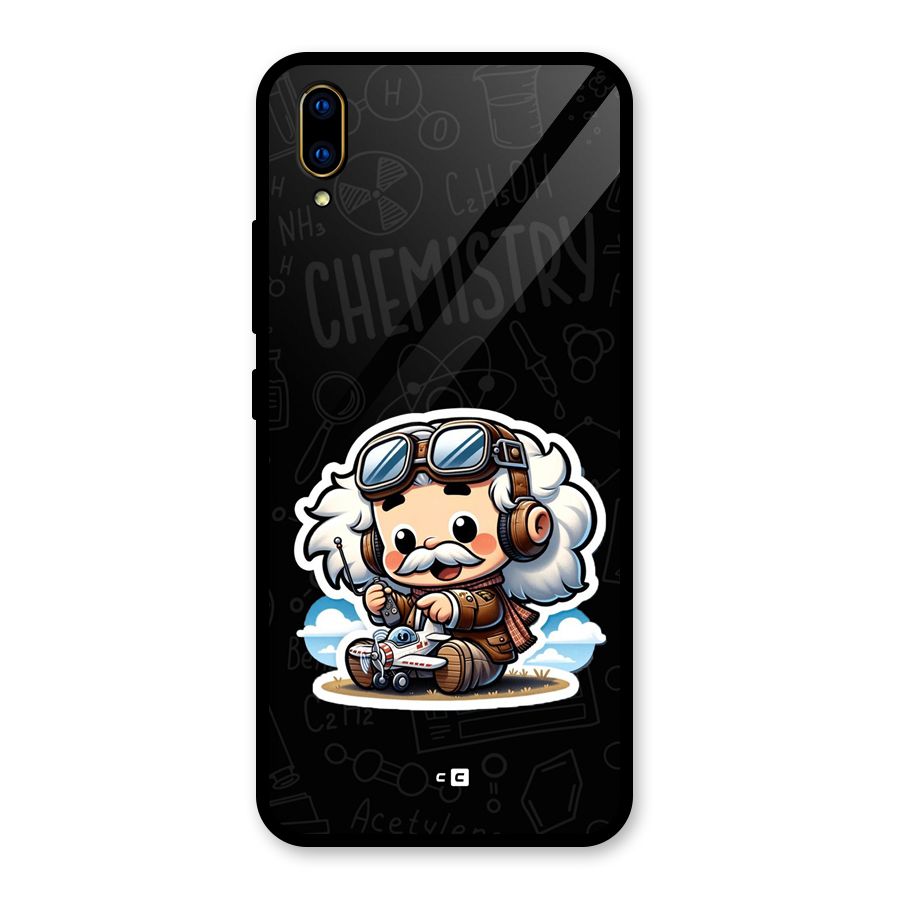 Genius Kid Glass Back Case for Vivo V11 Pro