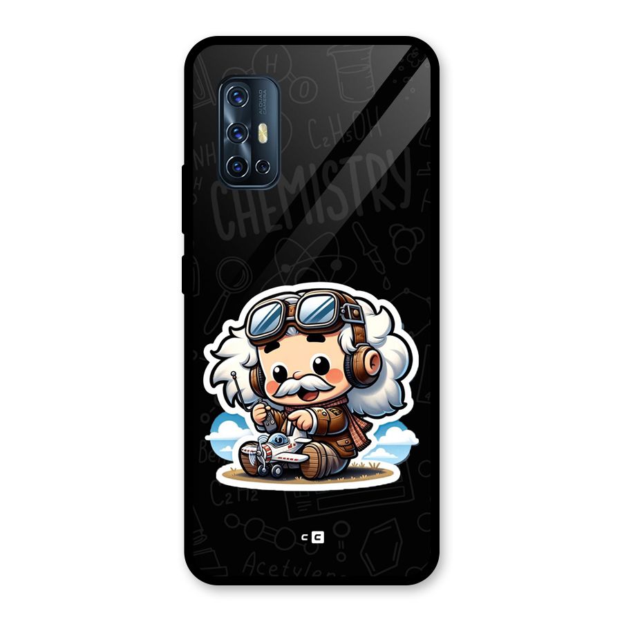 Genius Kid Glass Back Case for Vivo V17
