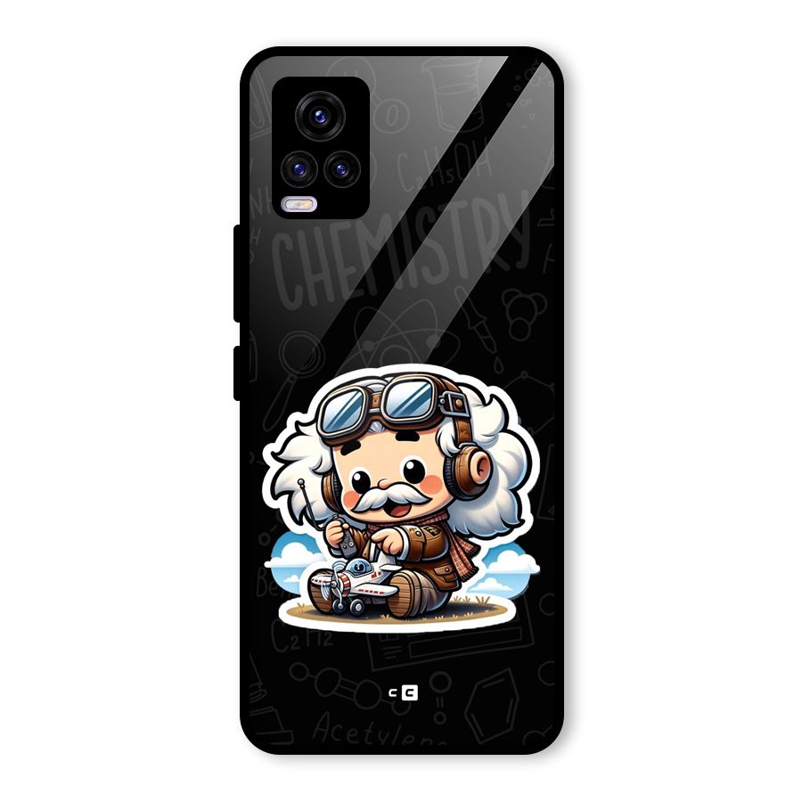 Genius Kid Glass Back Case for Vivo V20