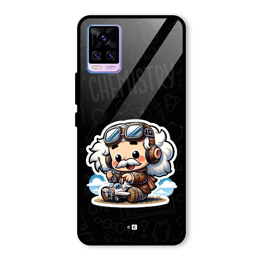 Genius Kid Glass Back Case for Vivo V20 Pro
