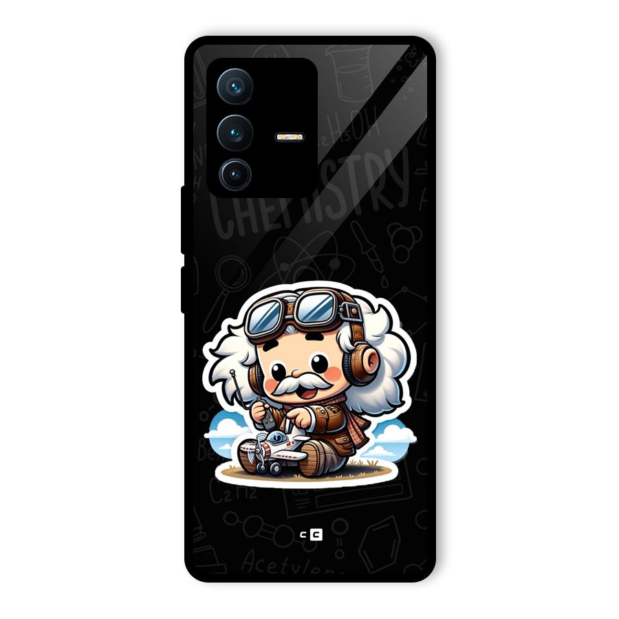 Genius Kid Glass Back Case for Vivo V23 Pro