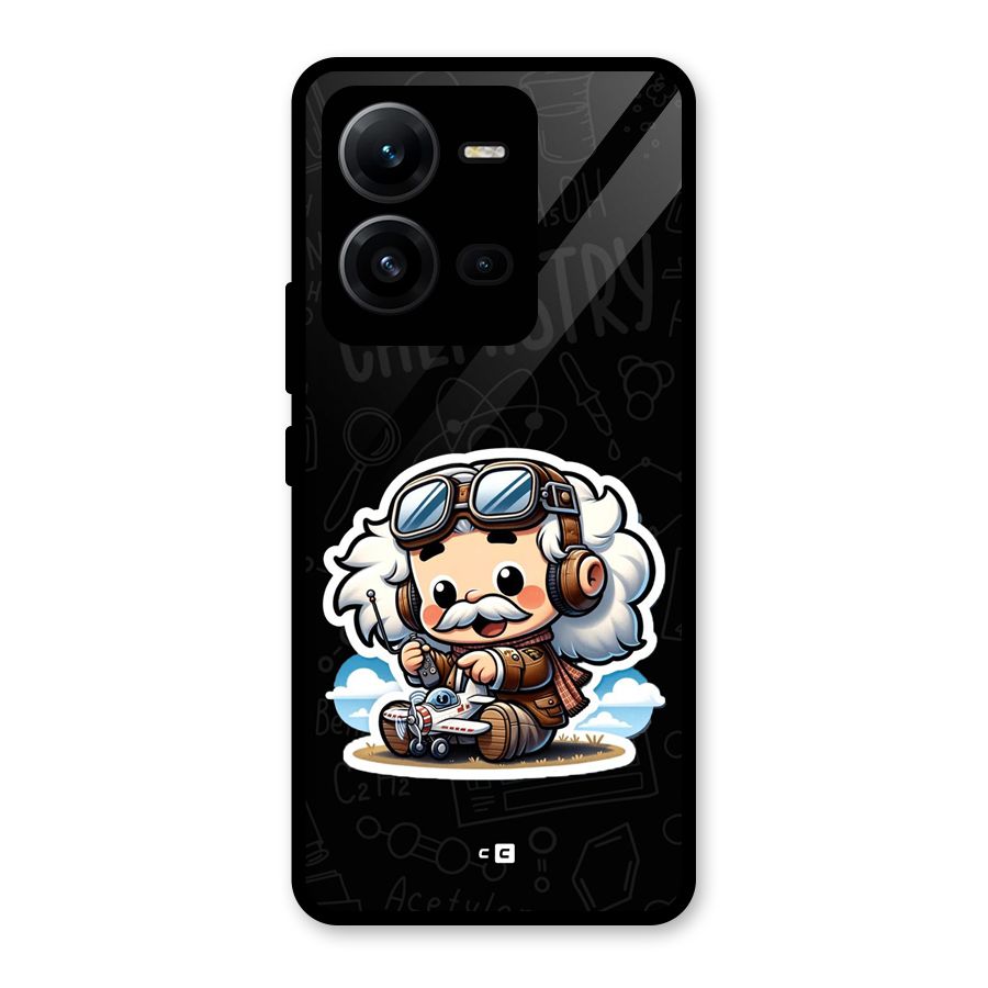 Genius Kid Glass Back Case for Vivo V25
