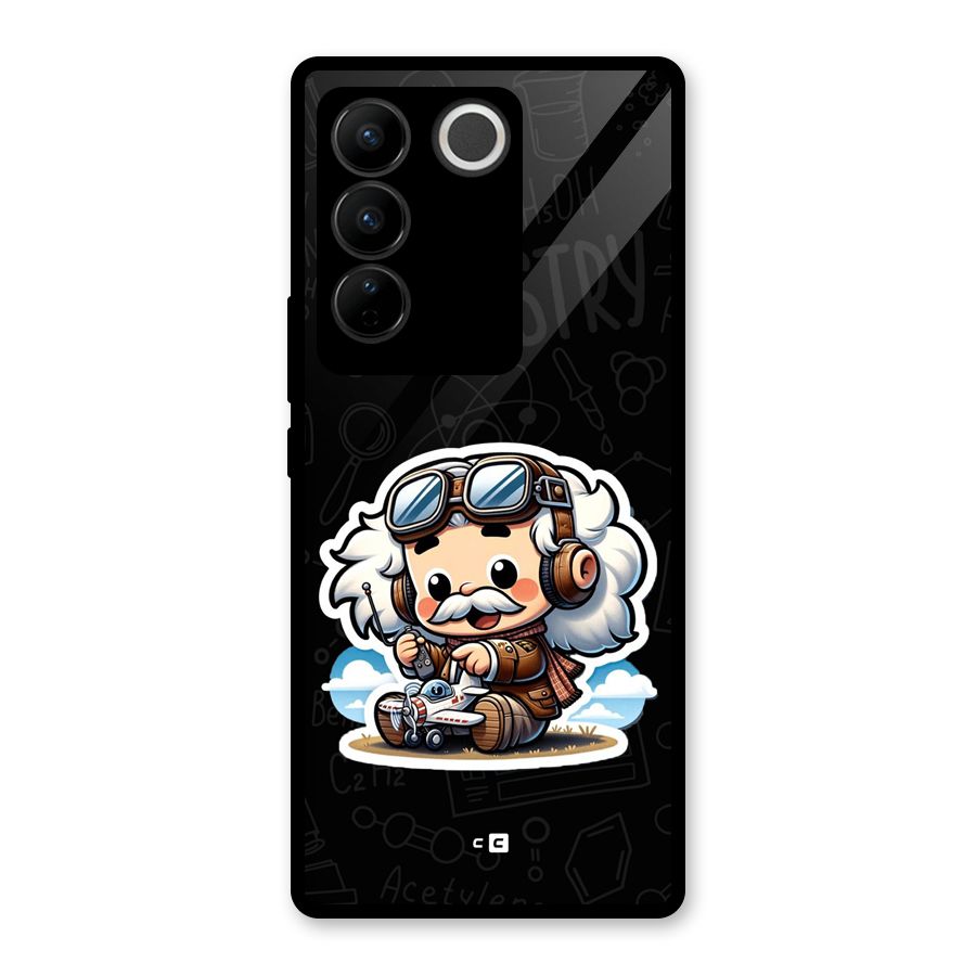 Genius Kid Glass Back Case for Vivo V27