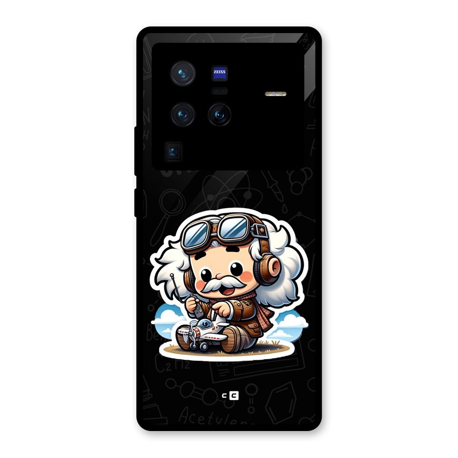 Genius Kid Glass Back Case for Vivo X80 Pro