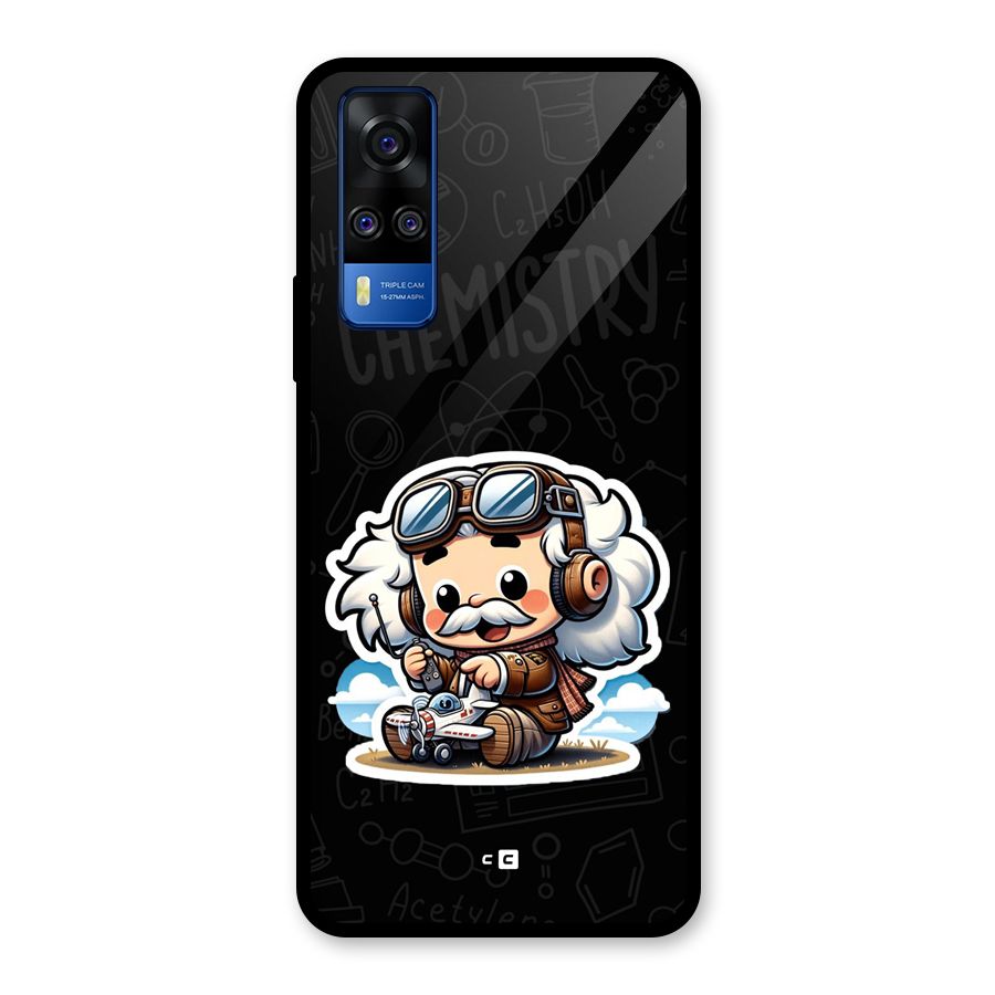 Genius Kid Glass Back Case for Vivo Y31