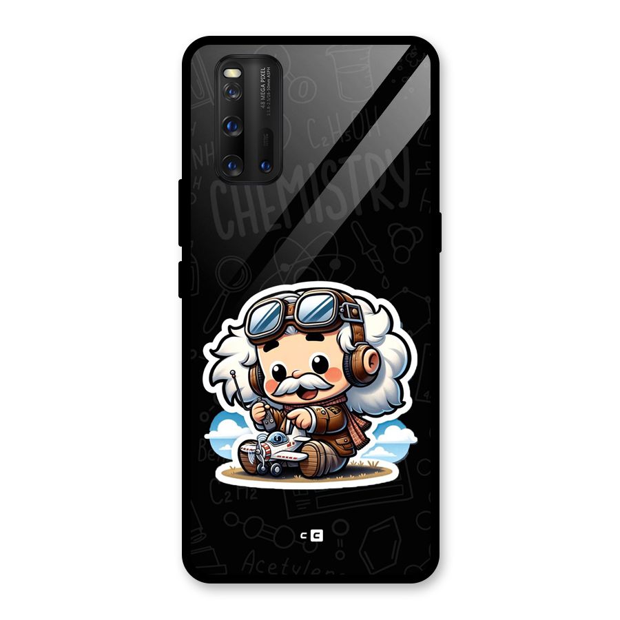 Genius Kid Glass Back Case for Vivo iQOO 3