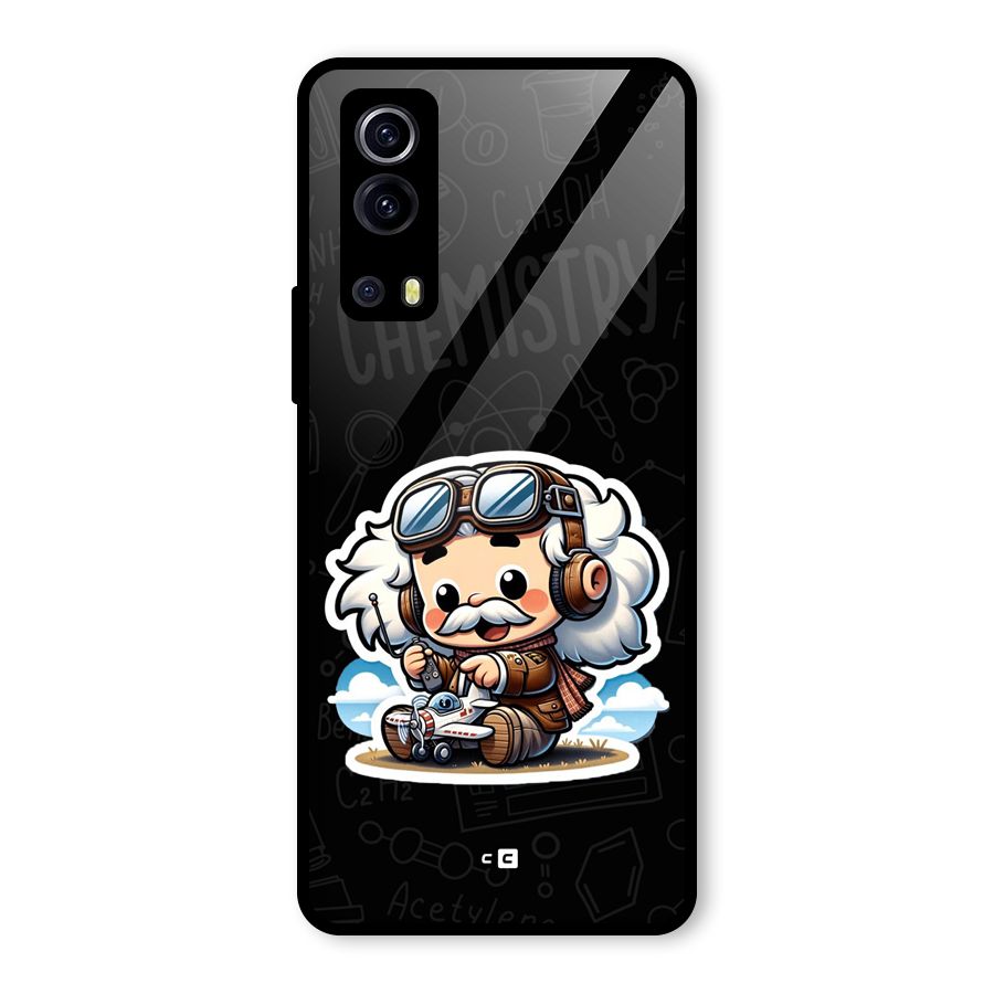 Genius Kid Glass Back Case for Vivo iQOO Z3