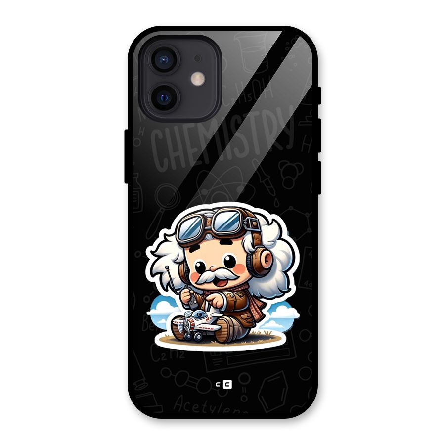 Genius Kid Glass Back Case for iPhone 12