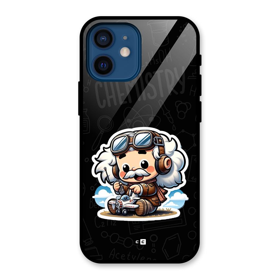 Genius Kid Glass Back Case for iPhone 12 Mini