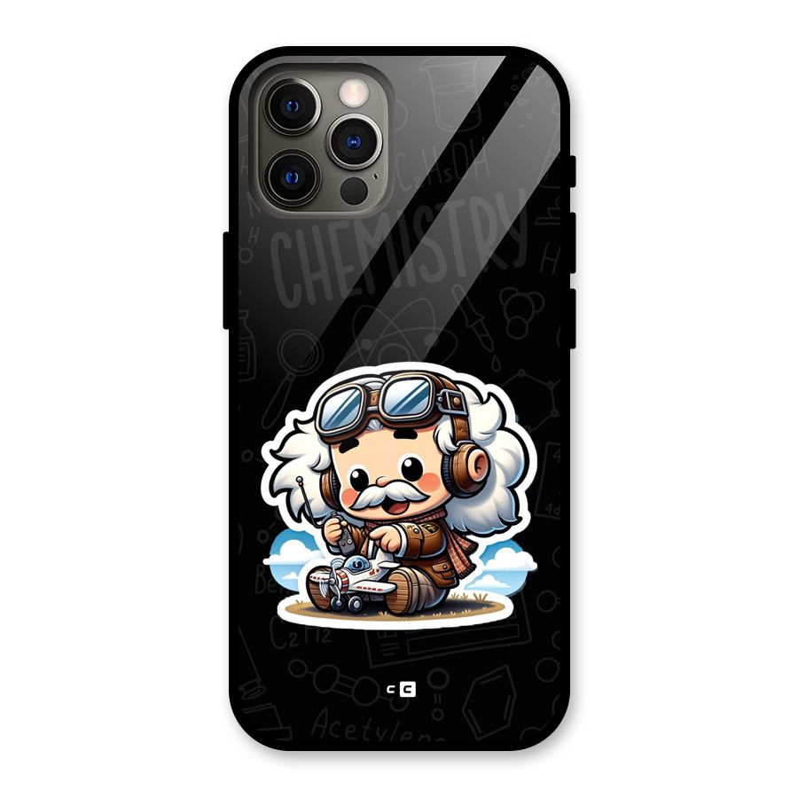 Genius Kid Glass Back Case for iPhone 12 Pro