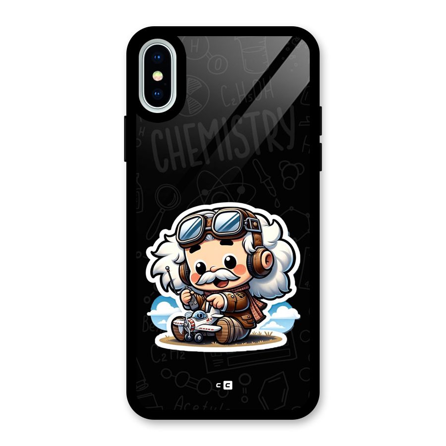 Genius Kid Glass Back Case for iPhone XS