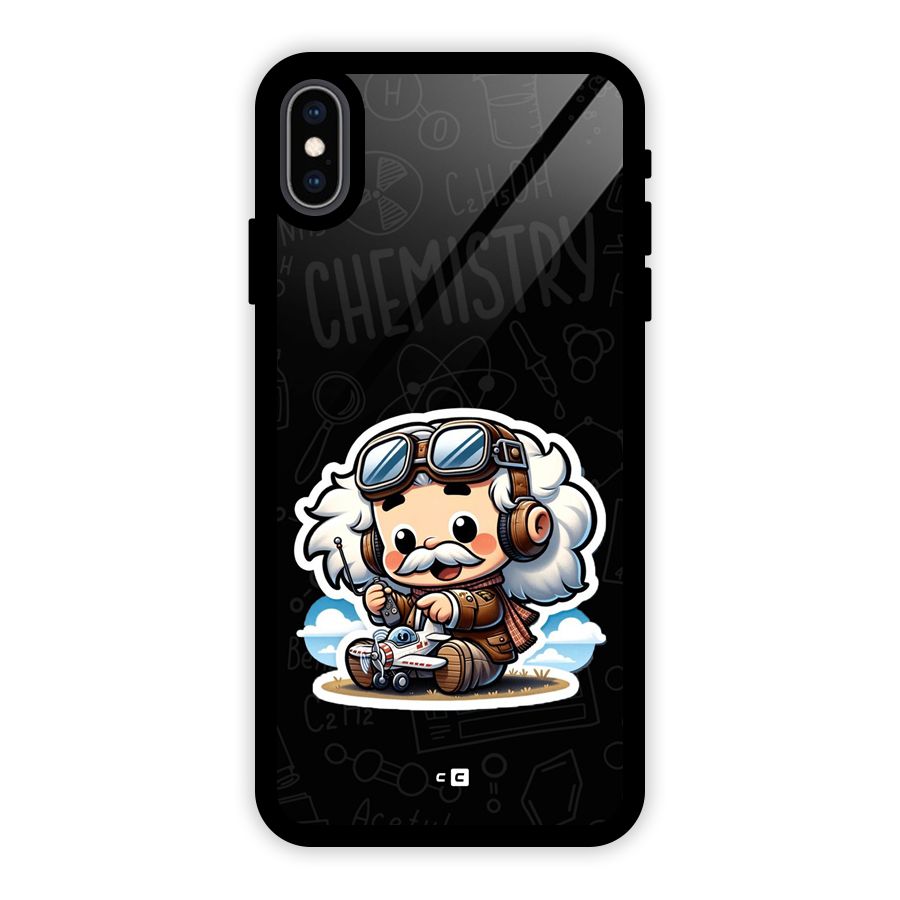 Genius Kid Glass Back Case for iPhone XS Max