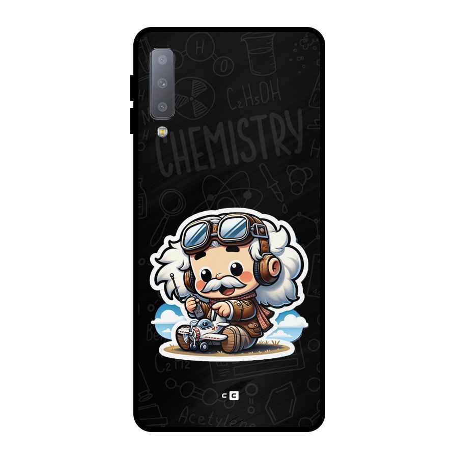 Genius Kid Metal Back Case for Galaxy A7 (2018)