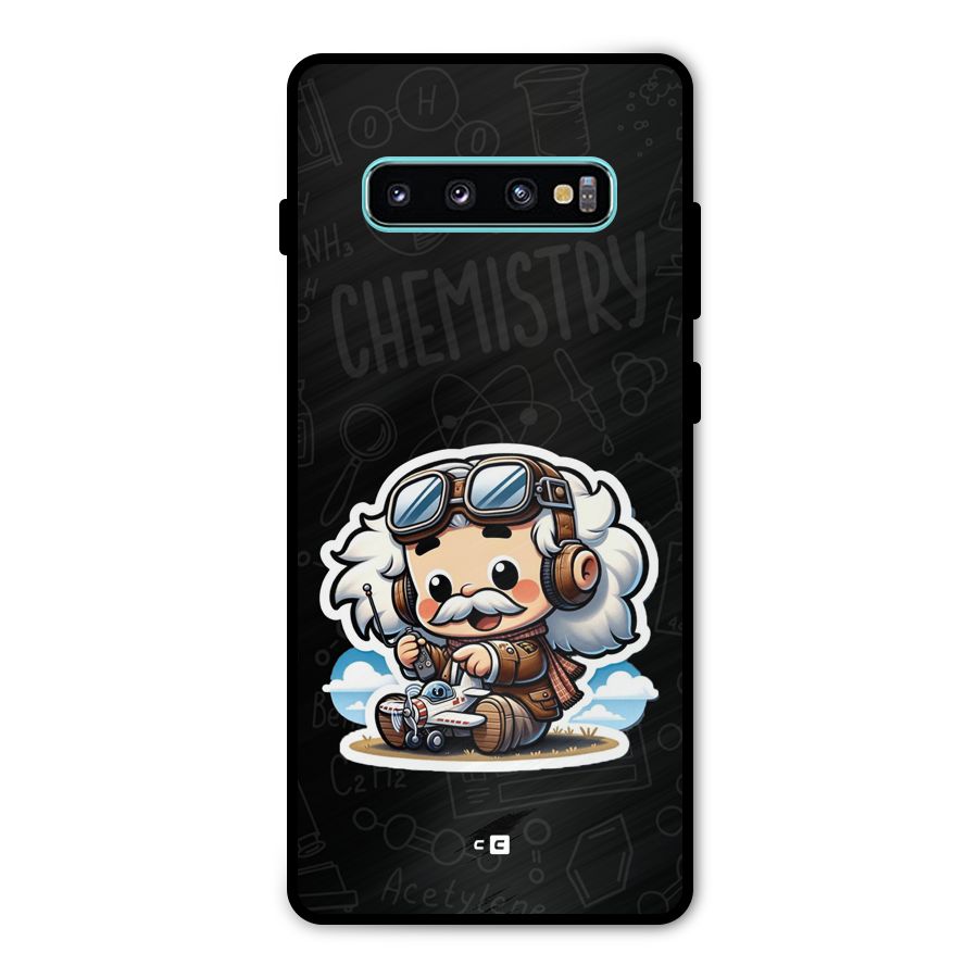 Genius Kid Metal Back Case for Galaxy S10 Plus