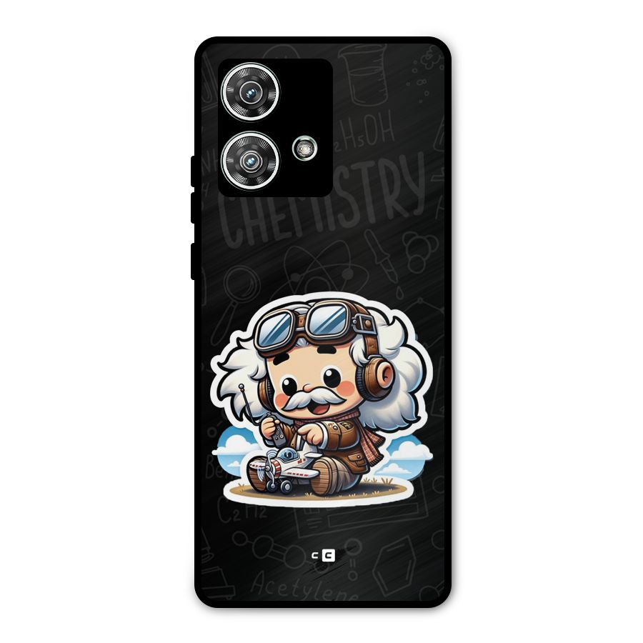 Genius Kid Metal Back Case for Motorola Edge 40 Neo