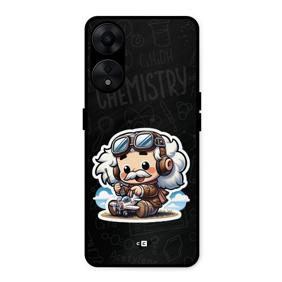 Genius Kid Metal Back Case for Oppo A78 5G