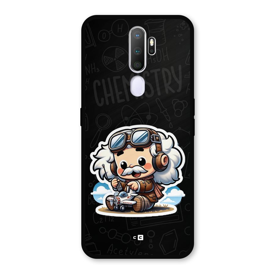 Genius Kid Metal Back Case for Oppo A9 (2020)