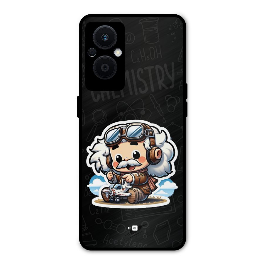 Genius Kid Metal Back Case for Oppo F21 Pro 5G