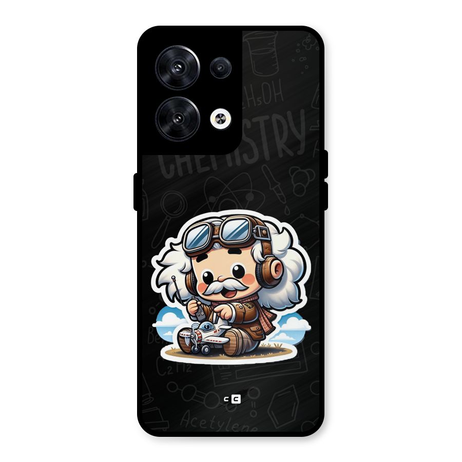 Genius Kid Metal Back Case for Oppo Reno8 5G