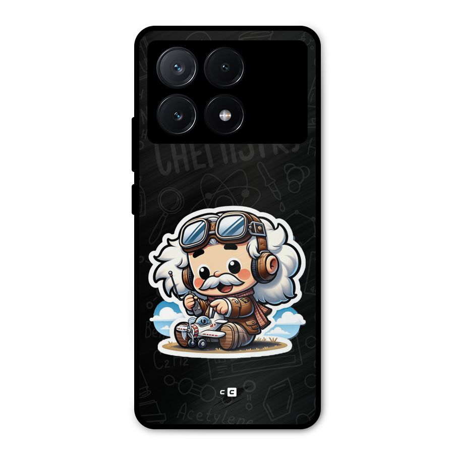 Genius Kid Metal Back Case for Poco X6 Pro