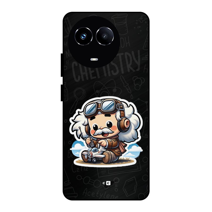 Genius Kid Metal Back Case for Realme 11X