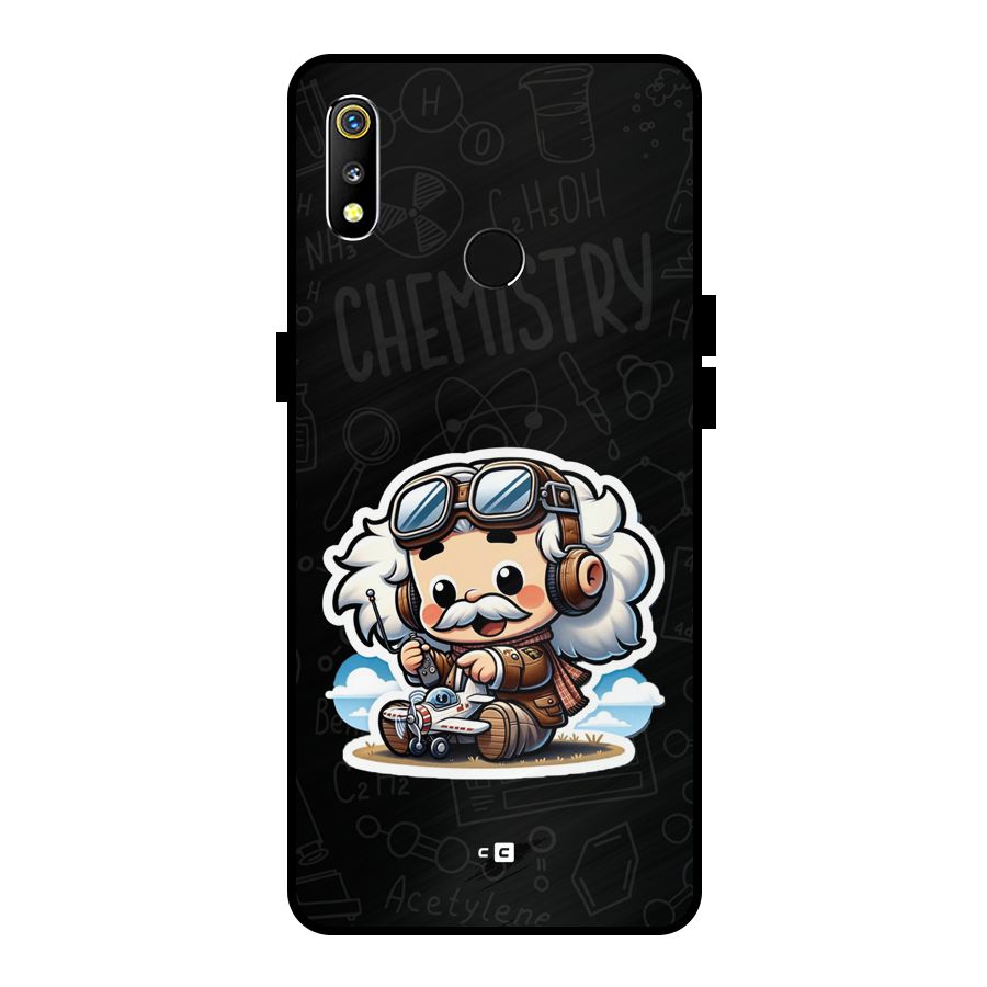Genius Kid Metal Back Case for Realme 3i
