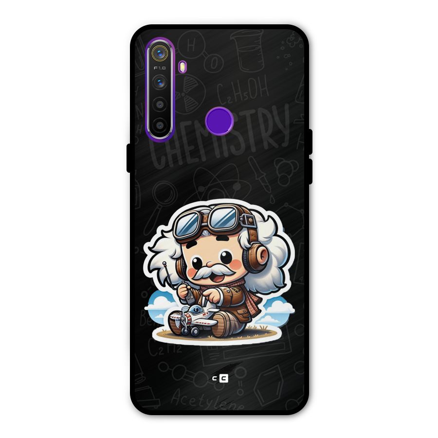 Genius Kid Metal Back Case for Realme 5